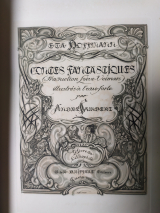 HOFFMANN, E.T.A. LAMBERT, André (ill.) Contes fantastiques. Le Livre du Bibliophile, G. Briffaut, 1924. Relié