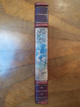 Régnier, Henri (de). Les rencontres de Monsieur de Bréot. Paris, Mercure de France, 1904. Reliure peinte