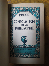 BOÈCE. CHAPRONT, Henry (illus.) Consolation de la Philosophie. Paris, À l\'Enseigne du Pot cassé, 1929. Relié.