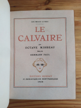 Mirbeau, Octave. Paul, Hermann. Le Calvaire. Éditions Mornay Les Beaux Livres, 1928. Relié