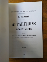 Maréchaux (Dom.) Apparitions démoniaques. Réimpression récente de l\'édition de la Bibliothèque des sciences psychiques de 1899)