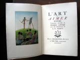 OVIDE. MARTY, A.-E. (ill.) L\'art d\'aimer. Paris, Émile Chamontin, 1935. Broché.