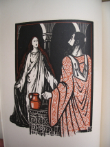 GOURMONT, Rémy (de) Théâtre. Théodat. Le vieux roi. G. Crès et Cie, 1925. Bois originaux de Pierre Guillemat.