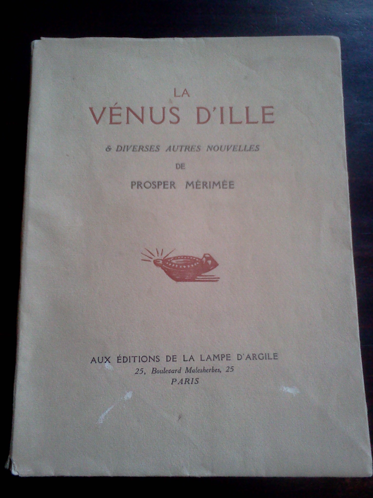 La Vénus D Ille Nombre De Pages